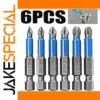 Magnetic Screwdriver Bit Set 6-Piece 50mm