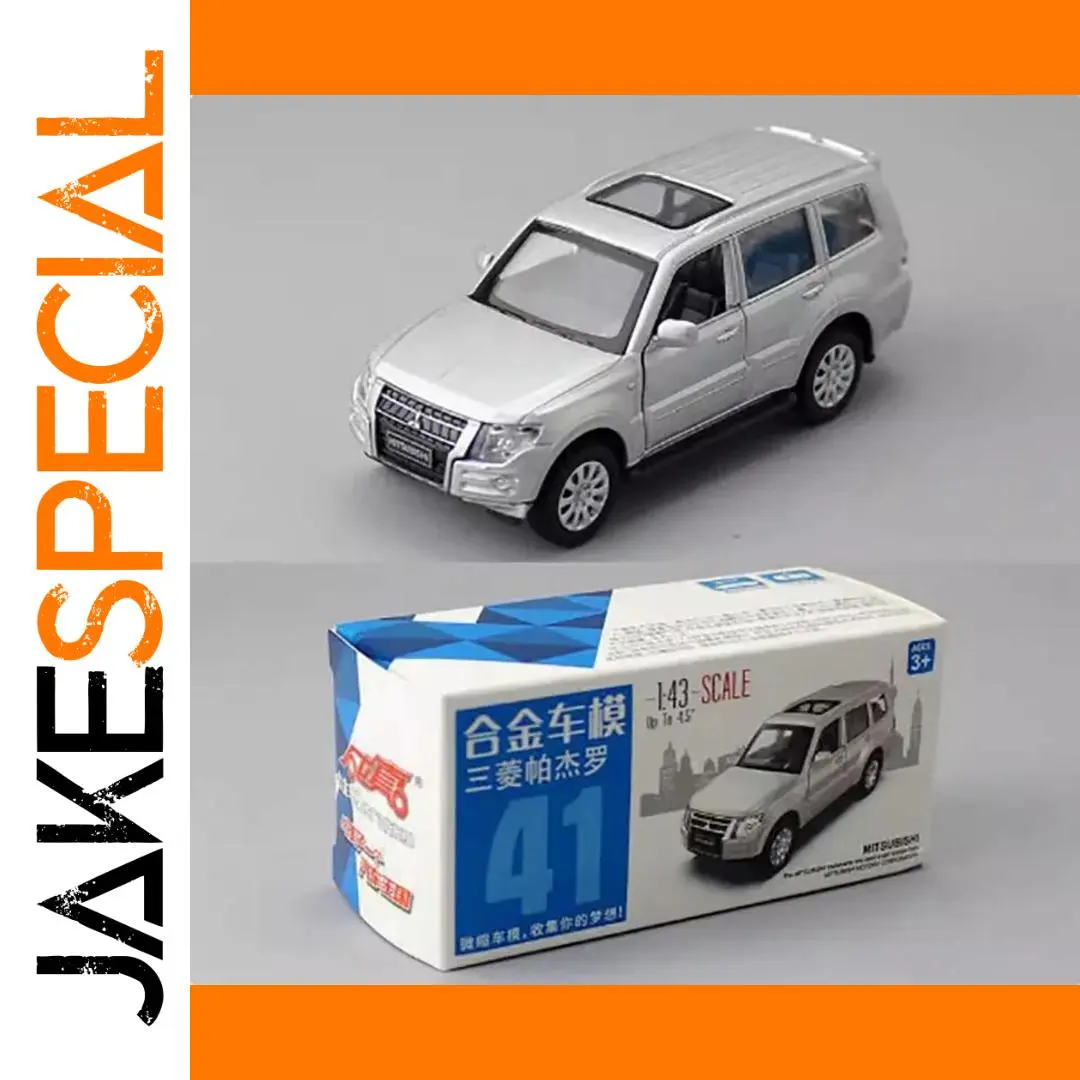 Silver Pajero Bobcat 1/43 Diecast Model 1 Silver Pajero Bobcat 1/43 Diecast Model