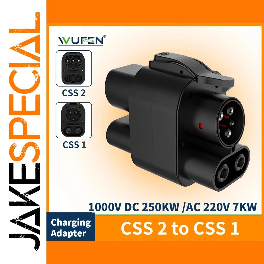 WUFEN EV Charger Connector with CCS Adapter 1 WUFEN EV Charger Connector with CCS Adapter