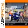 Blue Honda CBR 600RR Model Set in 1:64 Scale