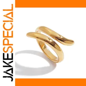 Stainless Steel Geometric Adjustable Ring