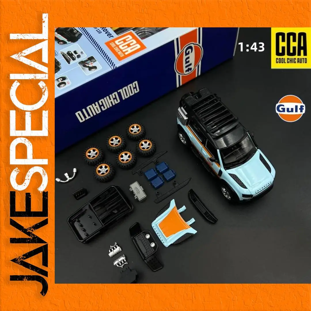 Land Rover Defender 110 1:43 Diecast Model in Blue 1 Land Rover Defender 110 1:43 Diecast Model in Blue