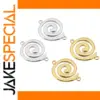 Stainless Steel Snail Connectors Set (5 pcs)