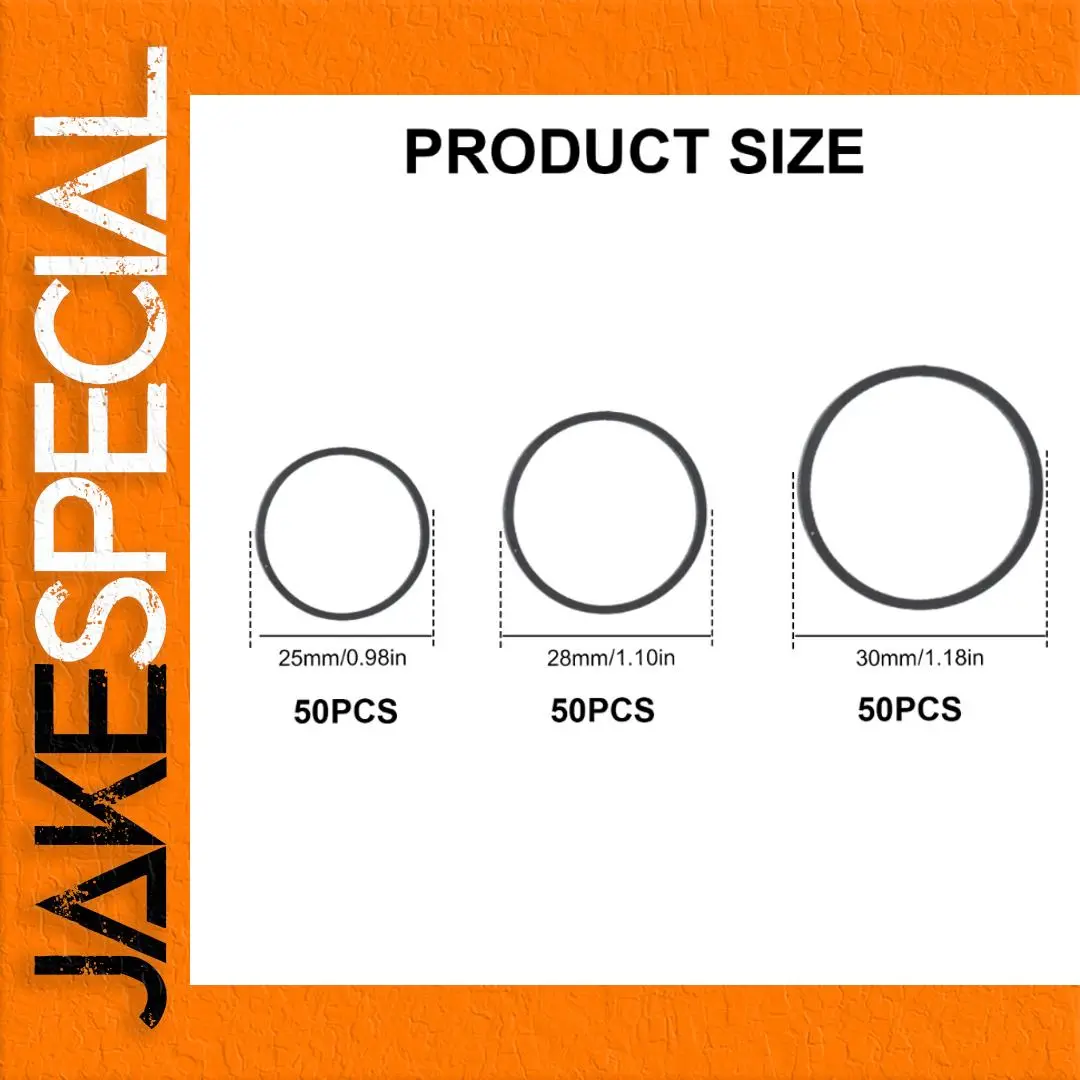 Set of 50 Rubber Drive Belts for Audio Equipment 1 Set of 50 Rubber Drive Belts for Audio Equipment