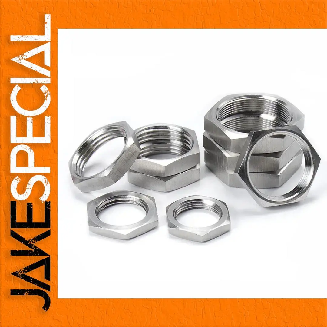 304 Stainless Steel Hex Lock Nuts for Pipes 1 304 Stainless Steel Hex Lock Nuts for Pipes