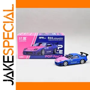 Vibrant Blue 1/64 Diecast Sports Car Model