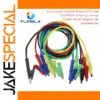 Vibrant 1m Alligator Clip Jumper Wires for Testing