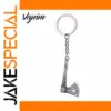 Vintage Axe Keychain with Engraved Design