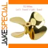 Gold RC Boat Metal Propeller 55mm/60mm
