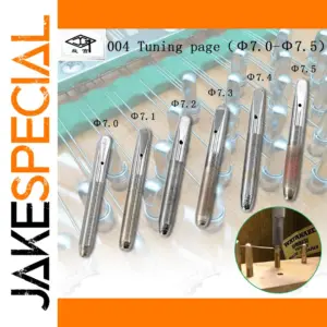 Precision Piano String Shaft Set 7.0-7.5mm, 64mm