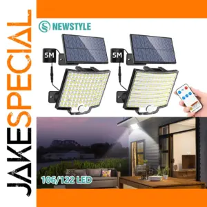Solar Security Light with Multiple LED Options