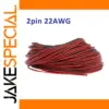 22AWG Red Black Extension Cable 5-50m