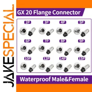 Waterproof GX20 Aviation Circular Connector Set