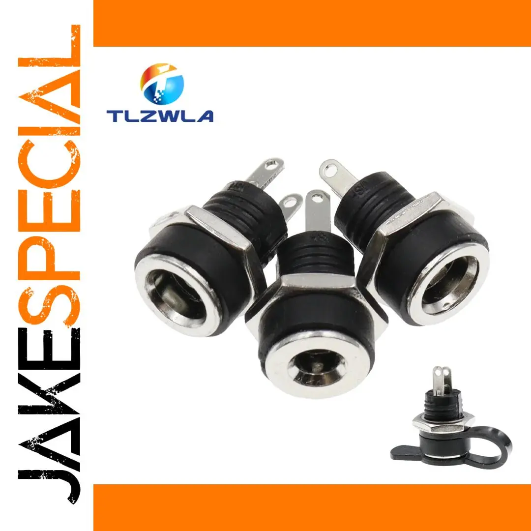 DC-022B Waterproof Female Panel Mount Connectors (Set of 100) 1 DC-022B Waterproof Female Panel Mount Connectors (Set of 100)