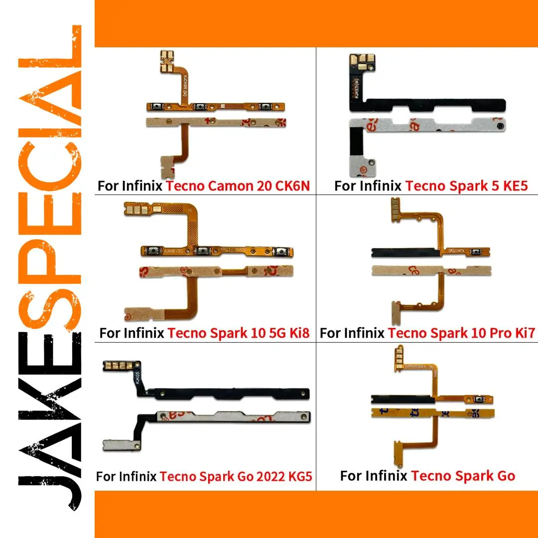 Infinix Tecno Power & Volume Replacement Set 1 Infinix Tecno Power & Volume Replacement Set