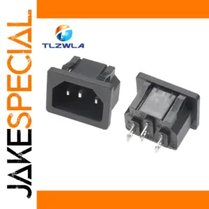 Industrial Power Socket 250VAC 10A Panel Mount