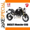 Ducati Monster 696 Maisto 1:12 Scale Model