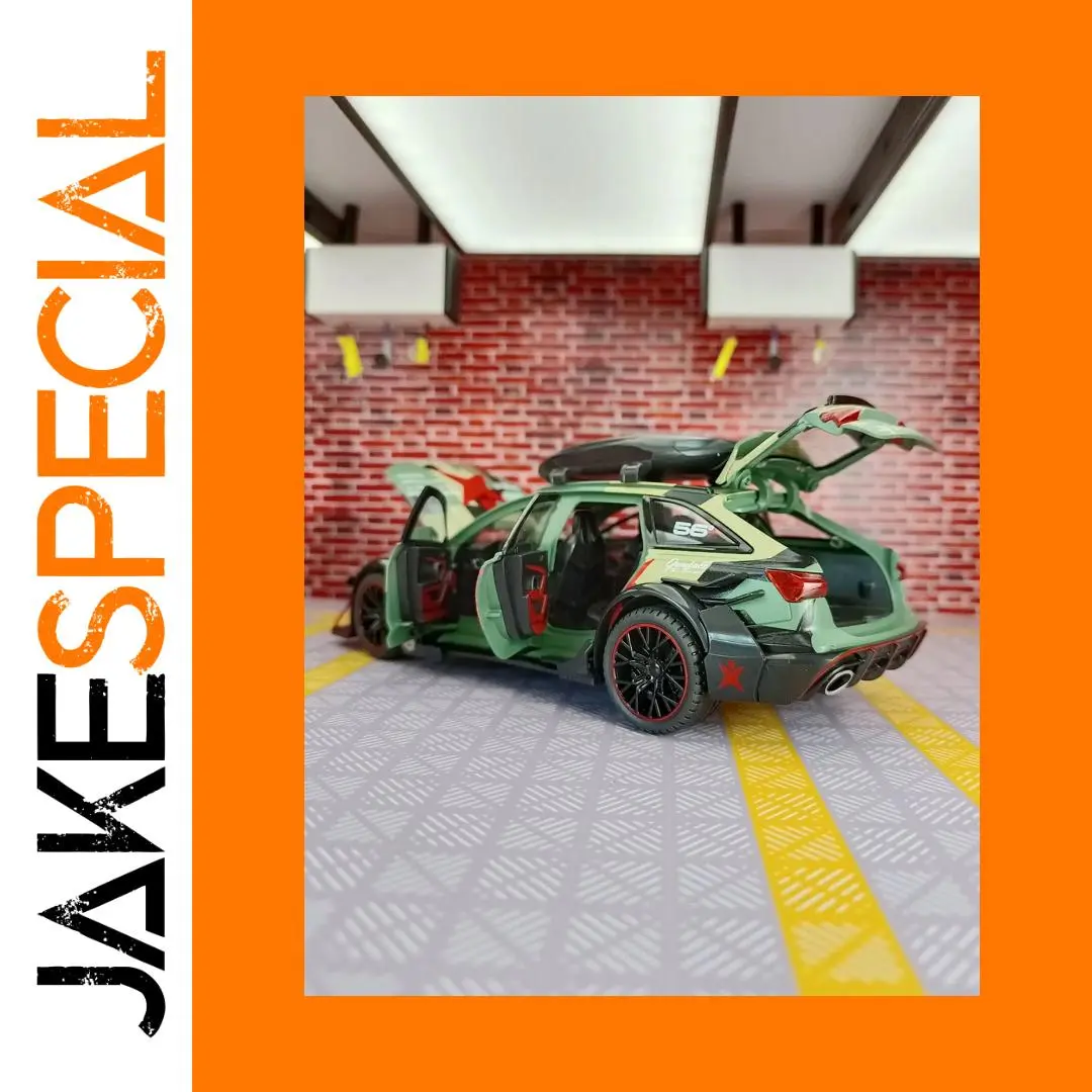 1/24 RS6 Diecast Model Car with Lights 1 1/24 RS6 Diecast Model Car with Lights