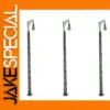HO Scale Vintage Metal Lamppost Set with Warm LEDs