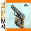 Black 1/6 Scale Pistol Replica for Collectors