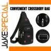 Waterproof Teardrop Crossbody Bag for Enthusiasts