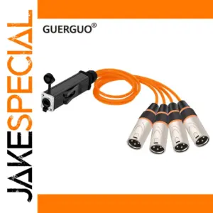 4-Channel XLR Snake Cable 0.5m-10m