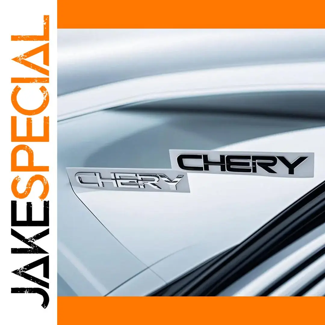 CHERY Badge Set - 3 Sizes, Chrome/Black 1 CHERY Badge Set - 3 Sizes, Chrome/Black