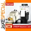 High-Speed CAT6A UTP Keystone Jack for Networks