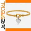 Stainless Steel Heart Bracelet for Women