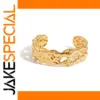 Stainless Steel Gold Skeleton Cuff Bracelet