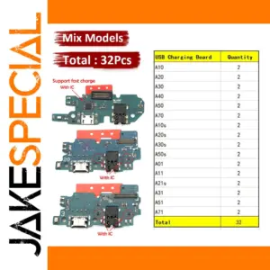 Samsung A Series USB Charging Port Flex Cables Set