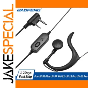BAOFENG PTT Microphone Headset for Radios