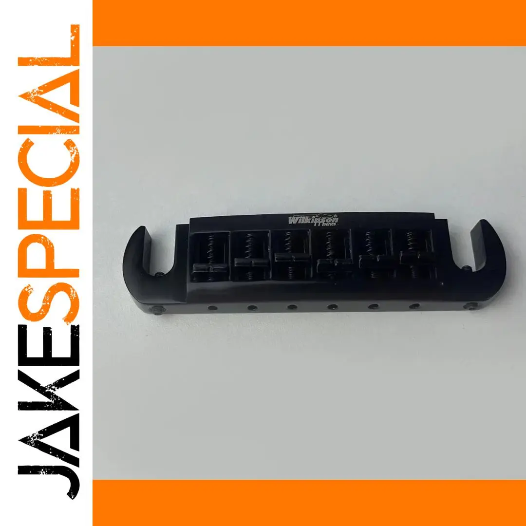 Wilkinson WOGT3 Black Electric Guitar Bridge 1 Wilkinson WOGT3 Black Electric Guitar Bridge