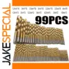 99PCS Titanium-Coated Drill Bit Set