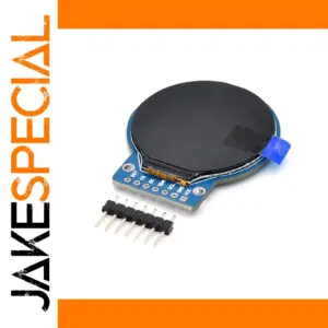 1.28-inch TFT round display with RGB resolution