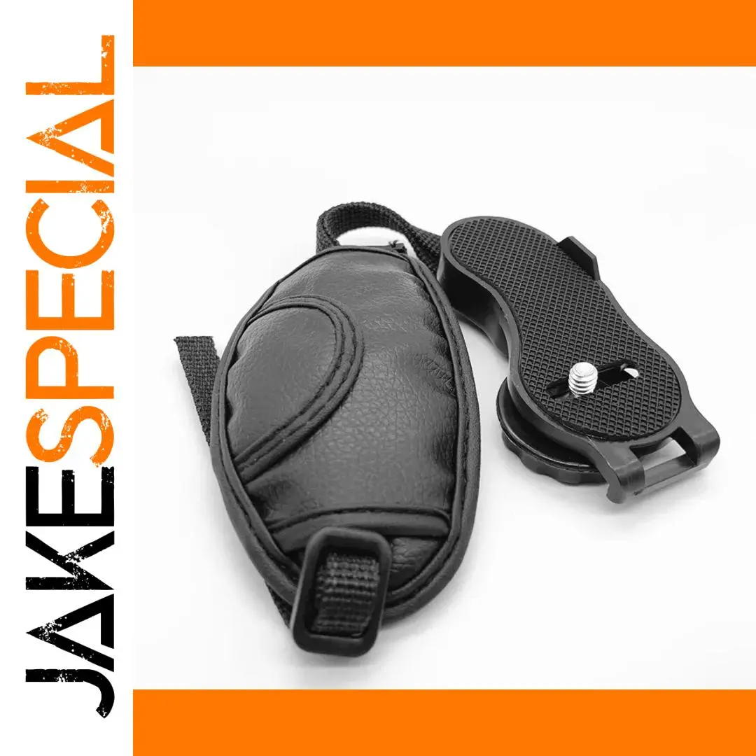 Black Camera Wrist Grip Strap for Stabilized Shooting 1 Black Camera Wrist Grip Strap for Stabilized Shooting