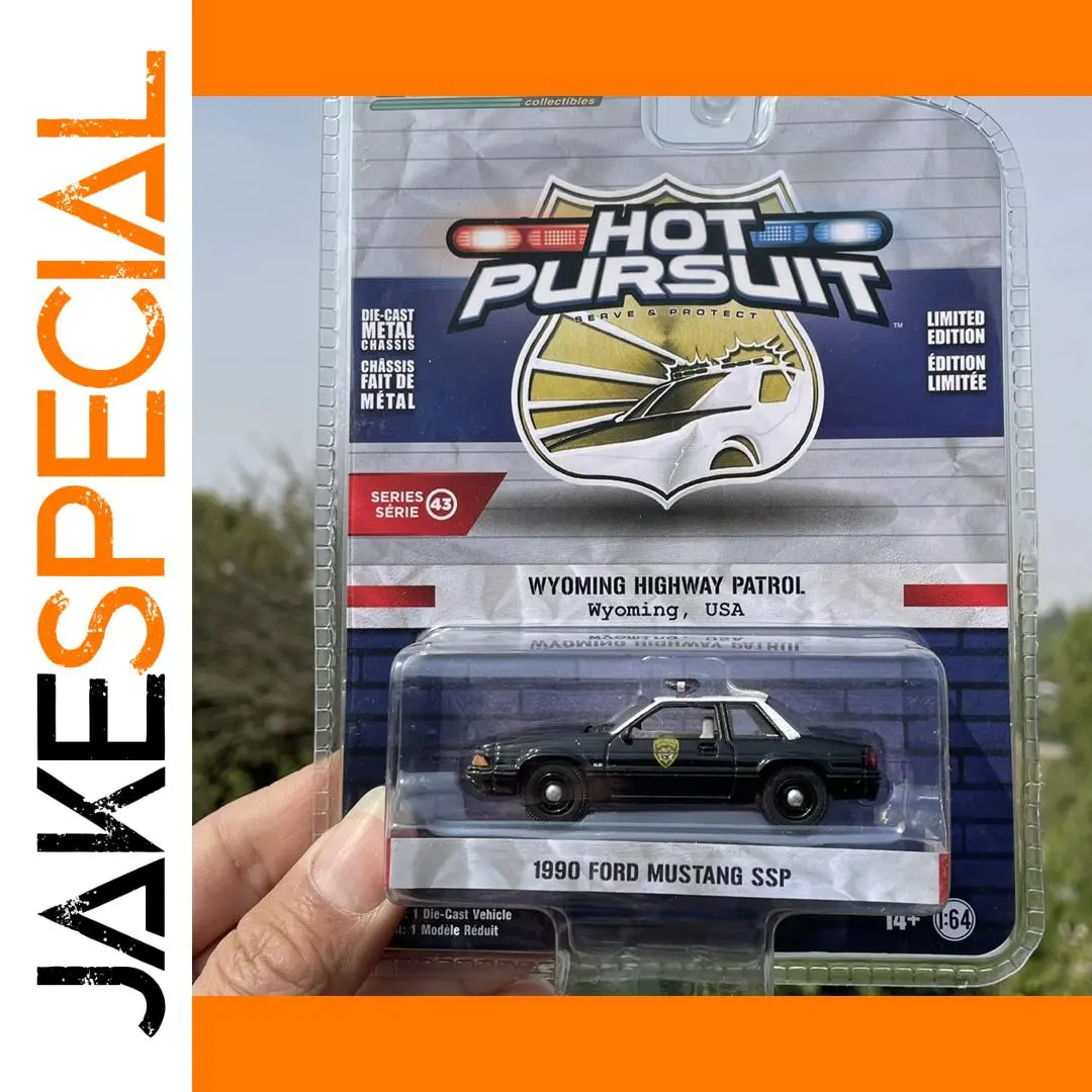 1990 Ford Mustang SSP Police Car Diecast Model 1 1990 Ford Mustang SSP Police Car Diecast Model