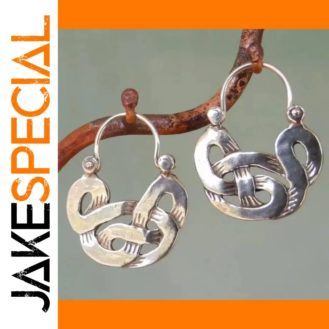 Vintage Geometric Hoop Earrings for Women 1 Vintage Geometric Hoop Earrings for Women