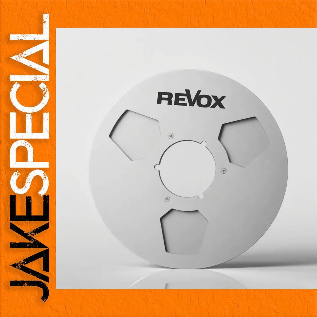 10-Inch Aluminum Reel for Reel-to-Reel Tape Decks 1 10-Inch Aluminum Reel for Reel-to-Reel Tape Decks