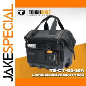 Professional 16-Inch Rugged Tool Bag with Pouches