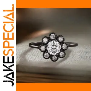 Floral Cocktail Ring in Silver or Gold