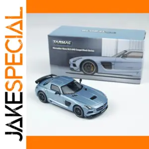 Metallic Blue Mercedes SLS Diecast Model 1:64 Scale