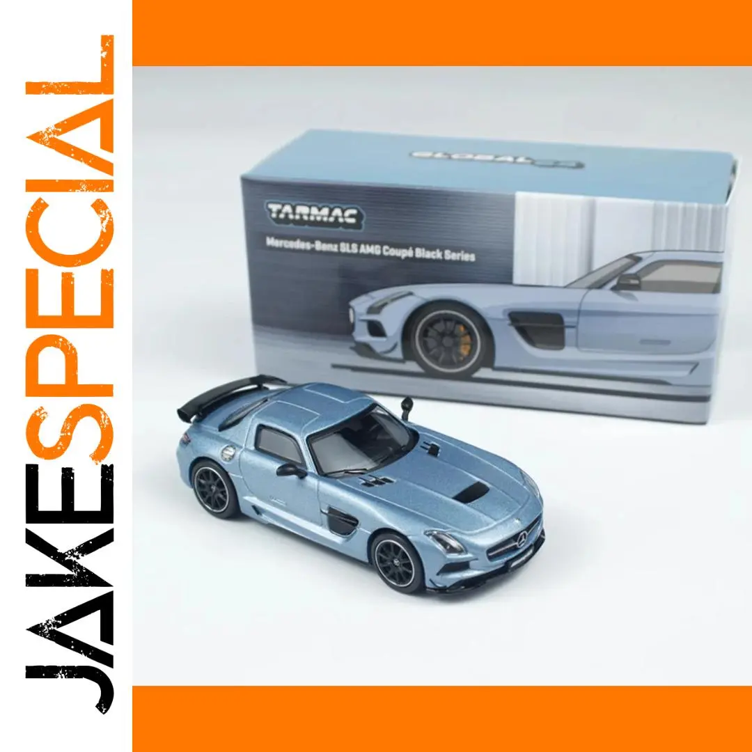 Metallic Blue Mercedes SLS Diecast Model 1:64 Scale 1 Metallic Blue Mercedes SLS Diecast Model 1:64 Scale