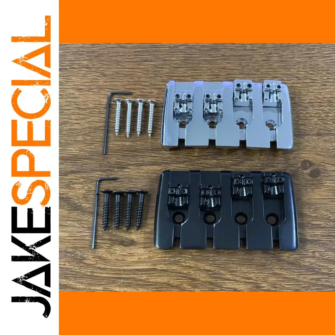 4-String Electric Bass Tailpiece with 19mm Spacing 1 4-String Electric Bass Tailpiece with 19mm Spacing