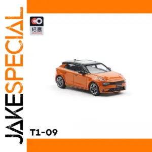 Vibrant Orange 1:64 Hatchback Car Model