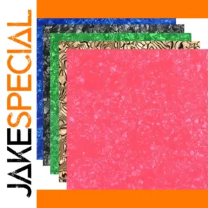 Colorful Guitar Celluloid Pickguard Sheet 240x220x0.85mm