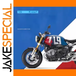 1:9 Scale Diecast Vintage Motorcycle Model