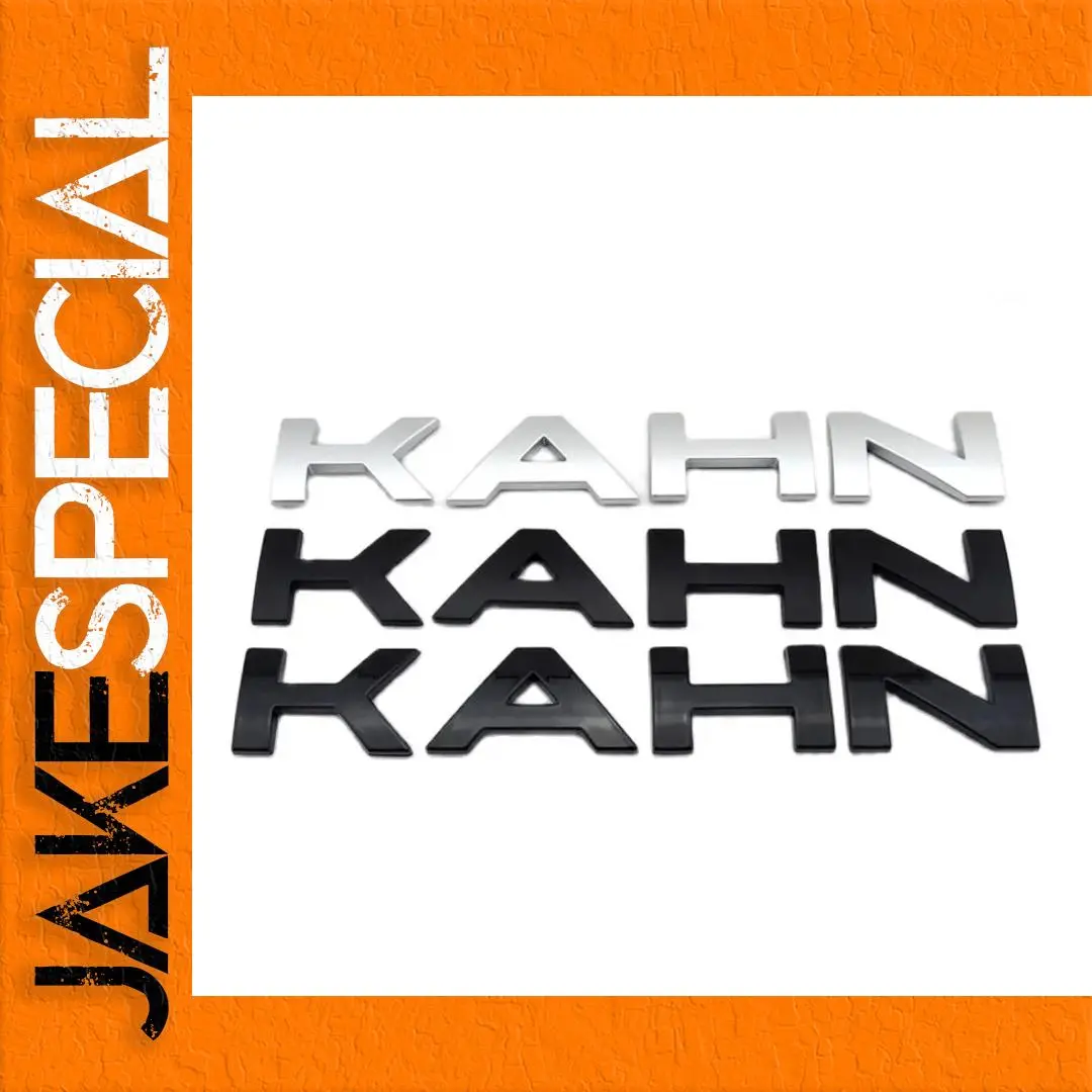 KAHN Badge Emblem for Vehicles 1 KAHN Badge Emblem for Vehicles