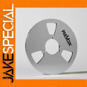 Black Aluminum 10-inch Tape Reel for Open Reel Tape Decks