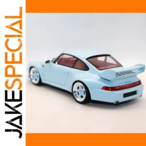 Resin 1:18 Porsche 911 GT Model in Light Blue